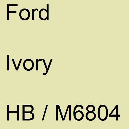 Ford, Ivory, HB / M6804.